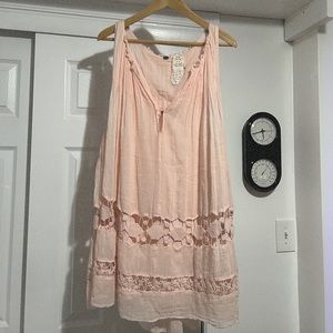 Free People, Summer Dress, Light Pink, M